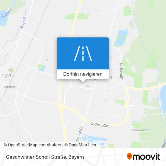 Geschwister-Scholl-Straße Karte