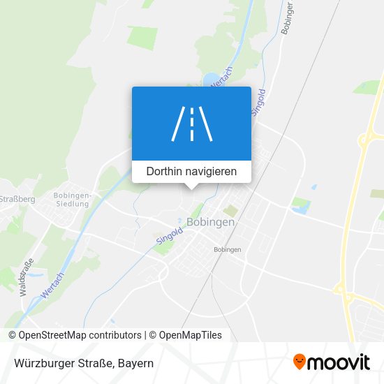 Würzburger Straße Karte