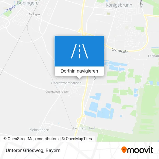 Unterer Griesweg Karte