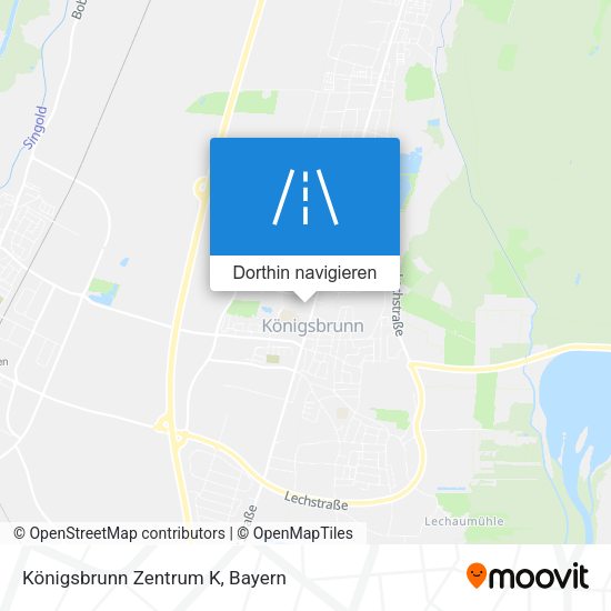 Königsbrunn Zentrum K Karte