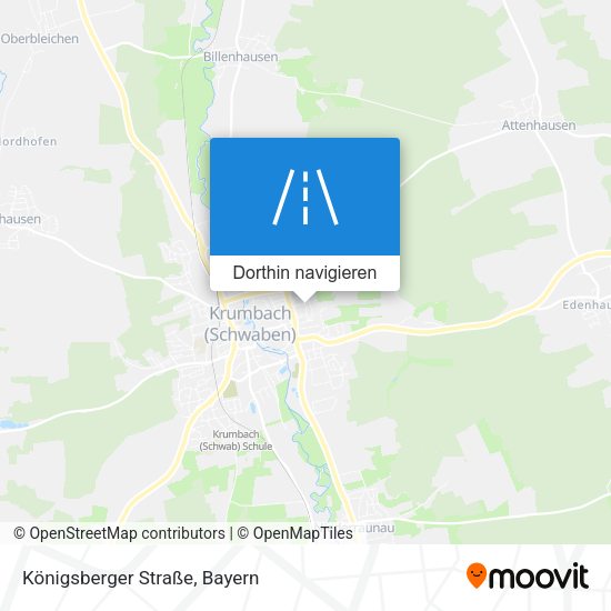 Königsberger Straße Karte