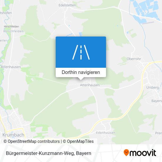 Bürgermeister-Kunzmann-Weg Karte