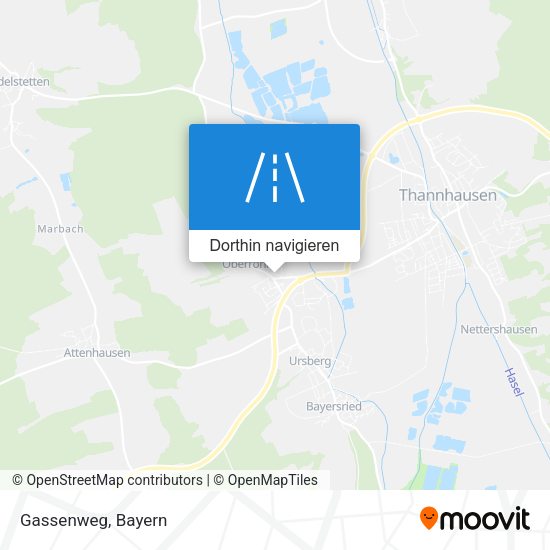 Gassenweg Karte