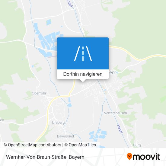 Wernher-Von-Braun-Straße Karte