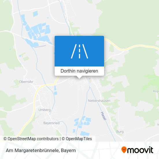 Am Margaretenbrünnele Karte