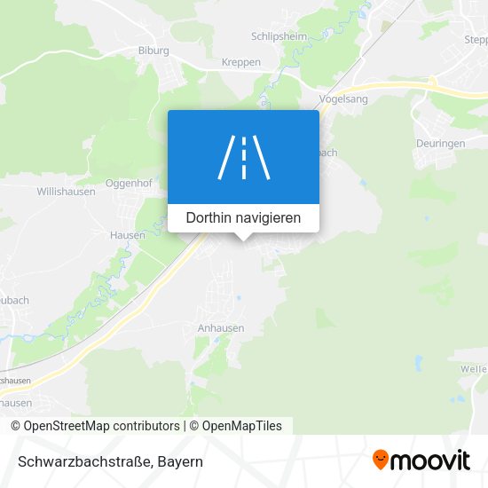 Schwarzbachstraße Karte