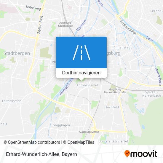 Erhard-Wunderlich-Allee Karte