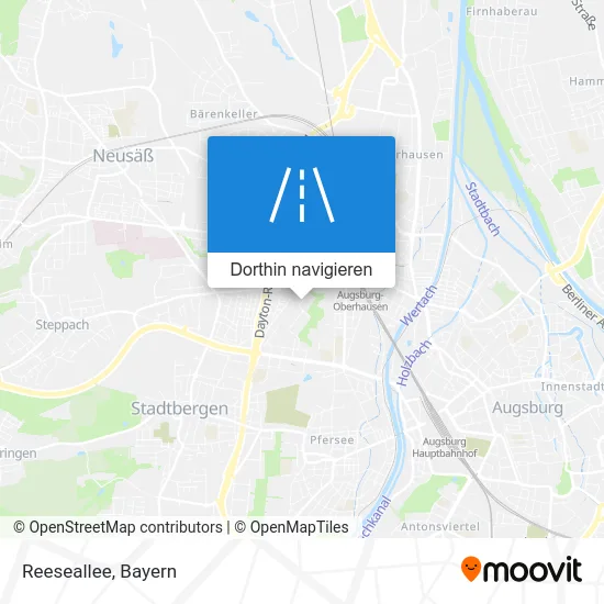 Reeseallee Karte