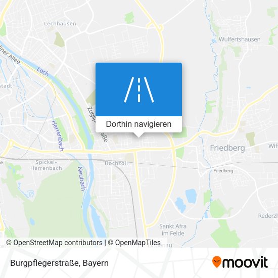 Burgpflegerstraße Karte