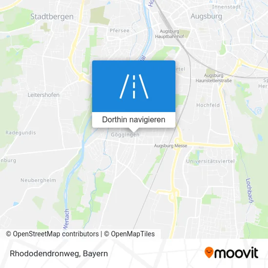 Rhododendronweg Karte