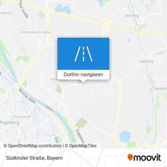 Südtiroler Straße Karte