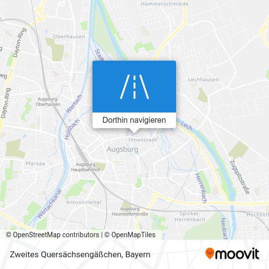 Zweites Quersächsengäßchen Karte