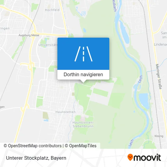 Unterer Stockplatz Karte