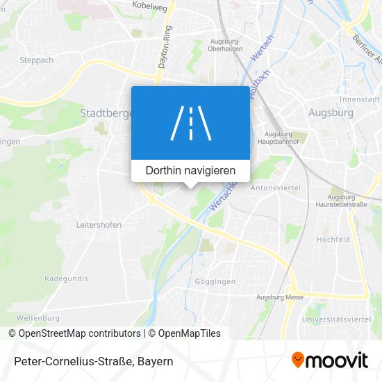 Peter-Cornelius-Straße Karte