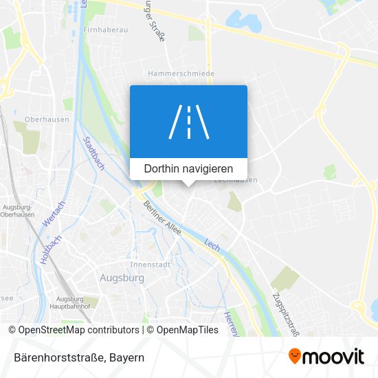 Bärenhorststraße Karte