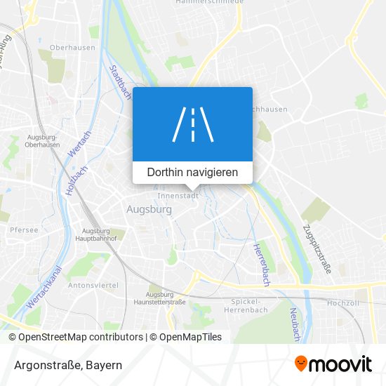 Argonstraße Karte