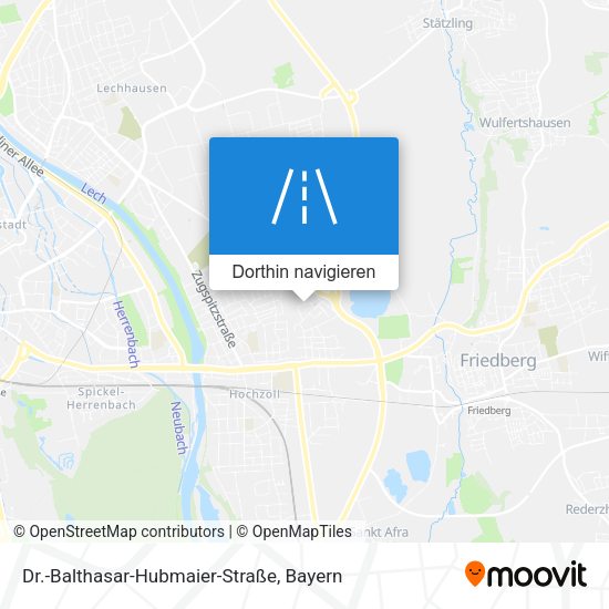 Dr.-Balthasar-Hubmaier-Straße Karte