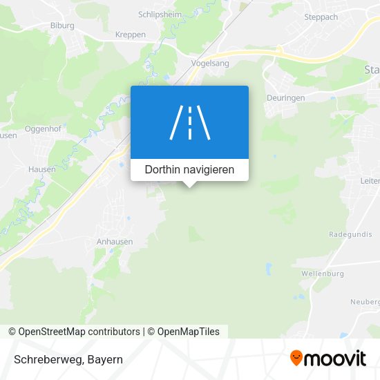 Schreberweg Karte