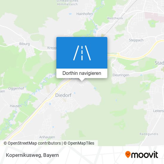 Kopernikusweg Karte