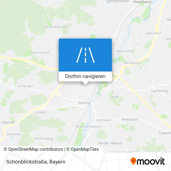 Schönblickstraße Karte