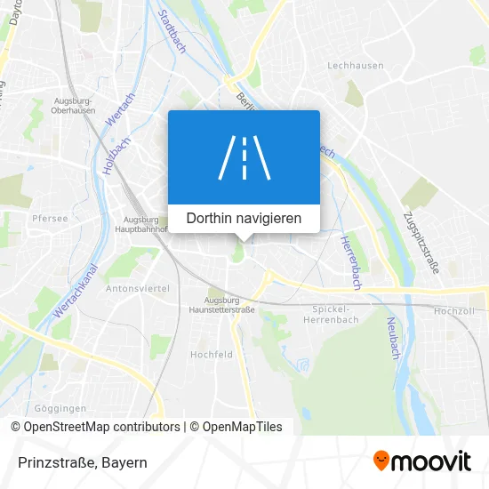 Prinzstraße Karte