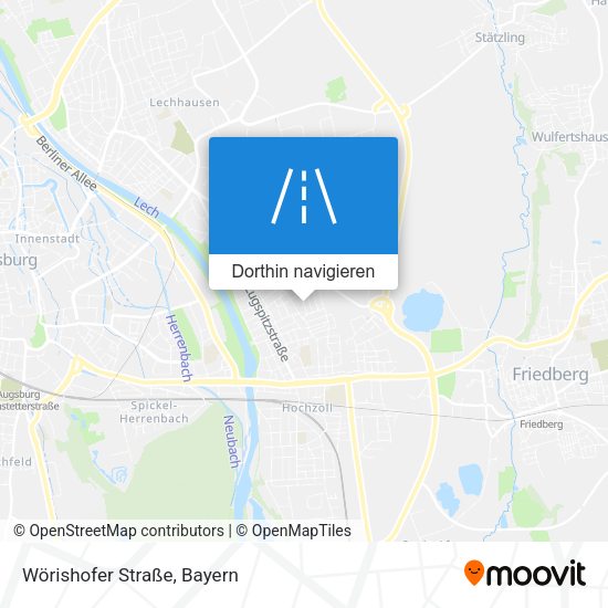 Wörishofer Straße Karte
