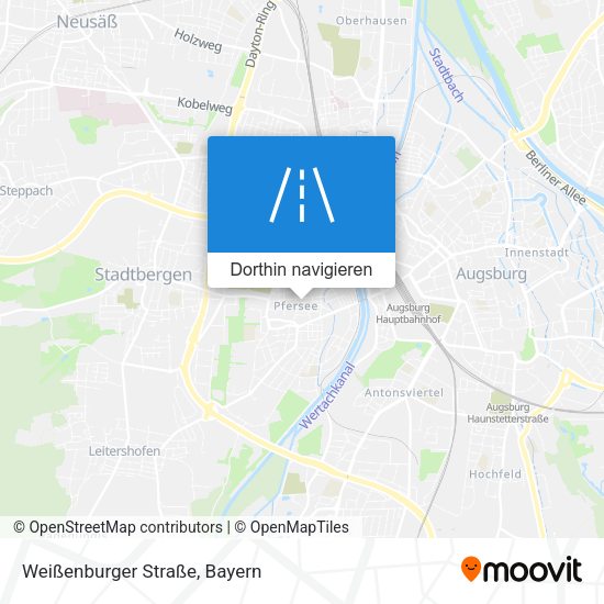 Weißenburger Straße Karte