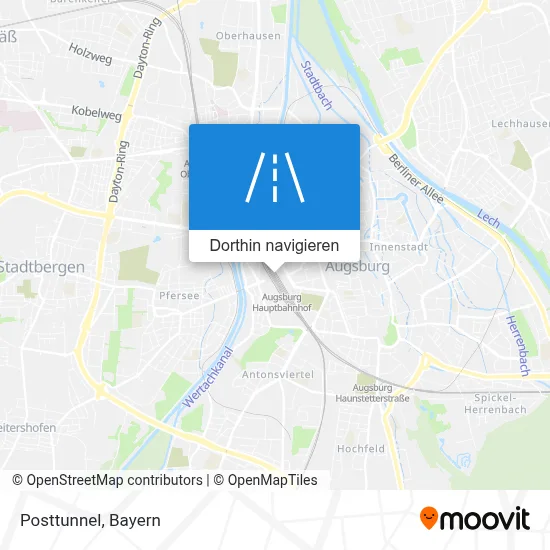 Posttunnel Karte
