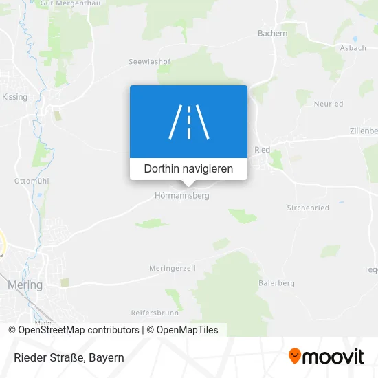 Rieder Straße Karte