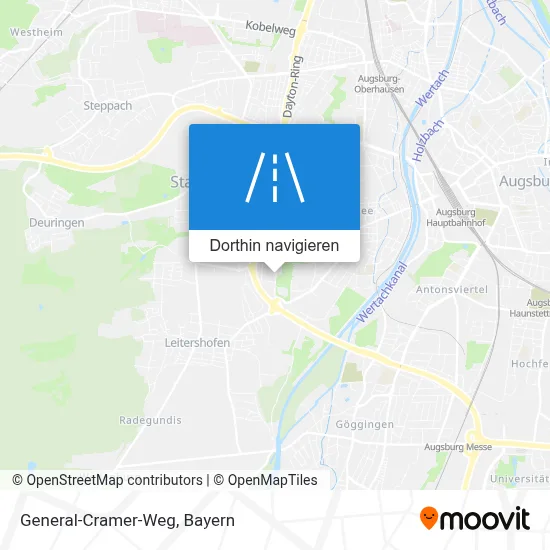 General-Cramer-Weg Karte