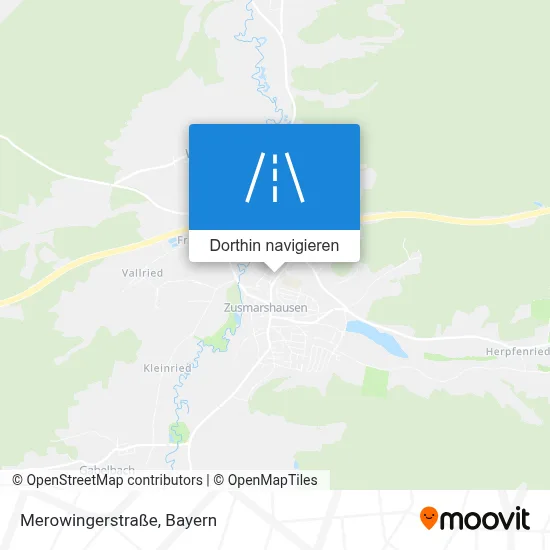 Merowingerstraße Karte