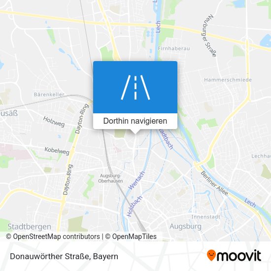 Donauwörther Straße Karte