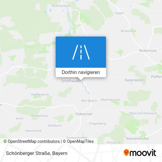 Schönberger Straße Karte
