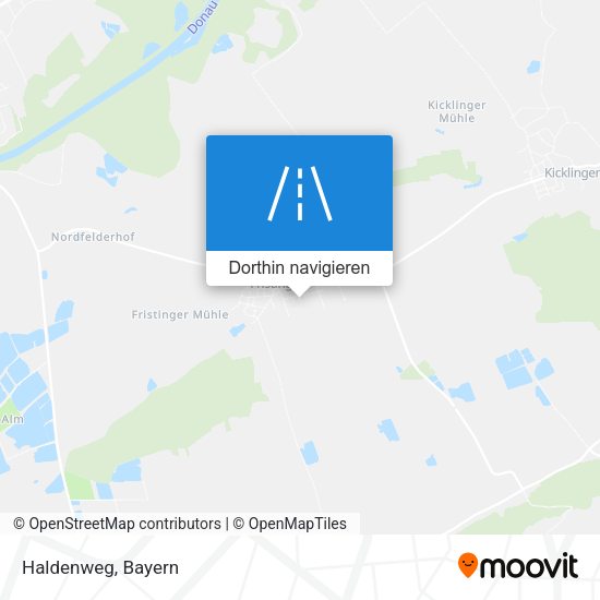 Haldenweg Karte