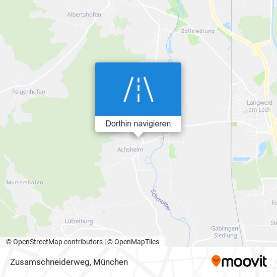 Zusamschneiderweg Karte