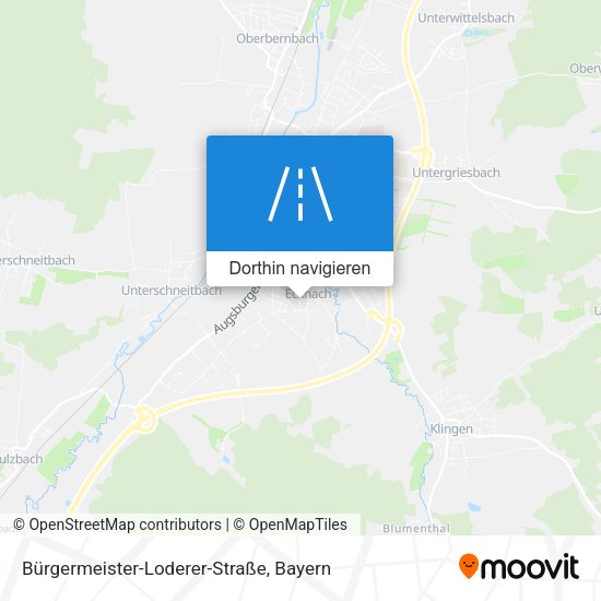 Bürgermeister-Loderer-Straße Karte