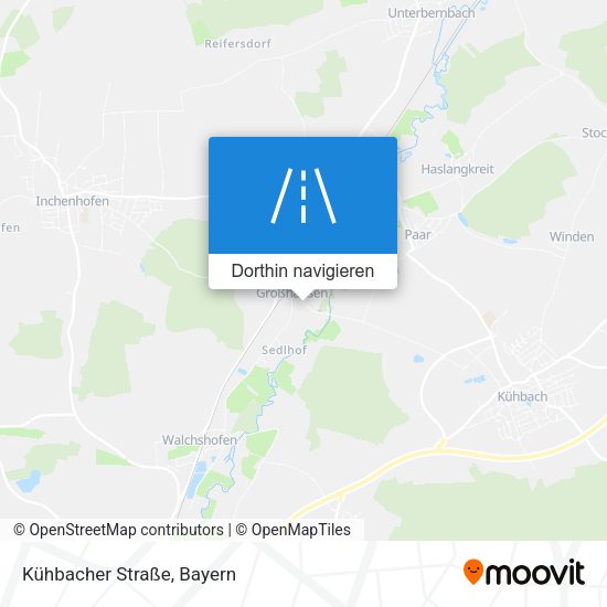 Kühbacher Straße Karte