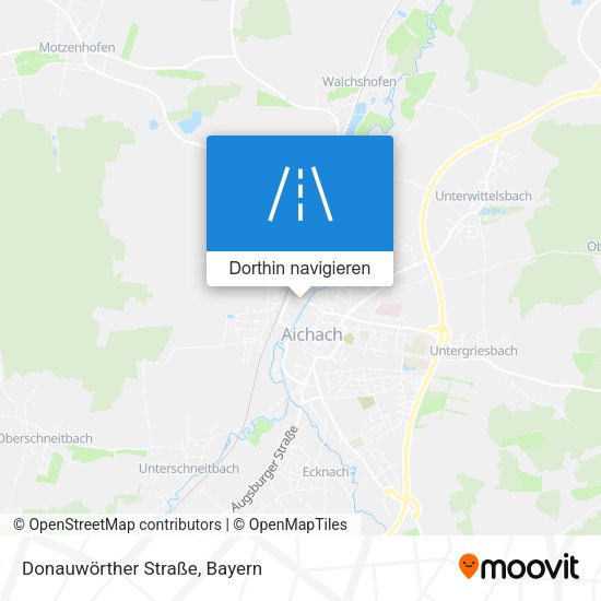 Donauwörther Straße Karte