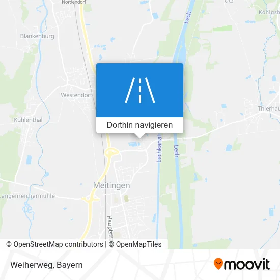 Weiherweg Karte