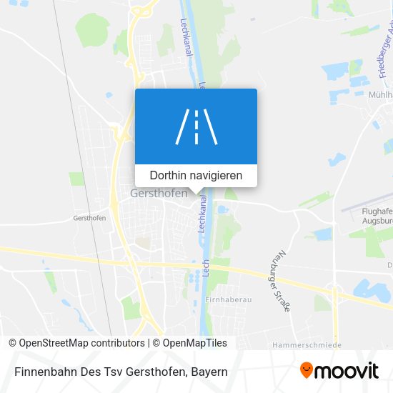 Finnenbahn Des Tsv Gersthofen Karte