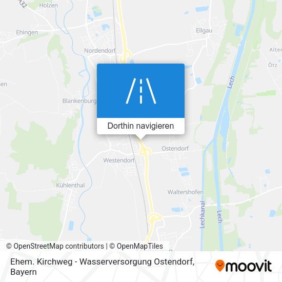 Ehem. Kirchweg - Wasserversorgung Ostendorf Karte