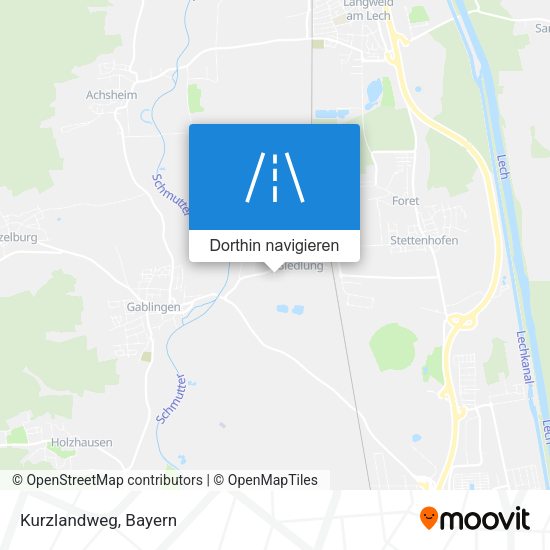 Kurzlandweg Karte