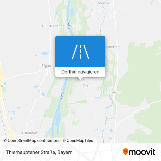 Thierhauptener Straße Karte