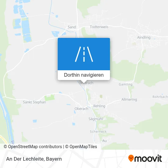 An Der Lechleite Karte