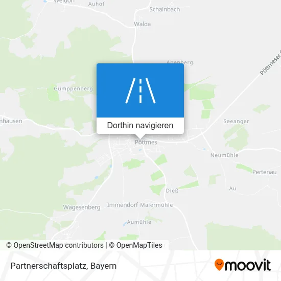 Partnerschaftsplatz Karte