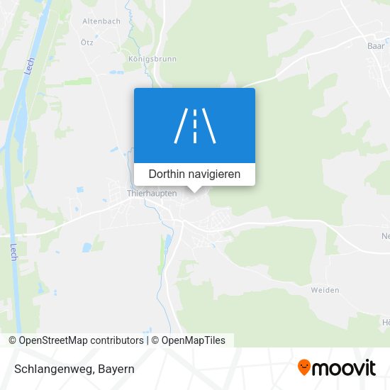 Schlangenweg Karte