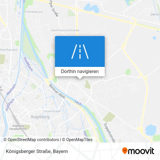 Königsberger Straße Karte