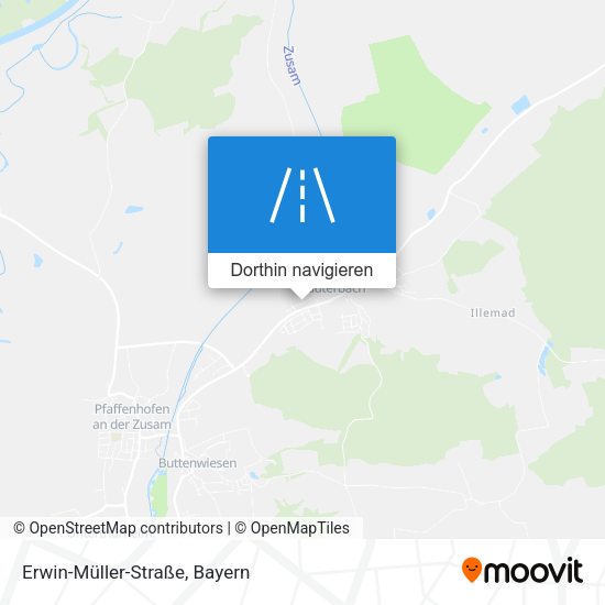 Erwin-Müller-Straße Karte