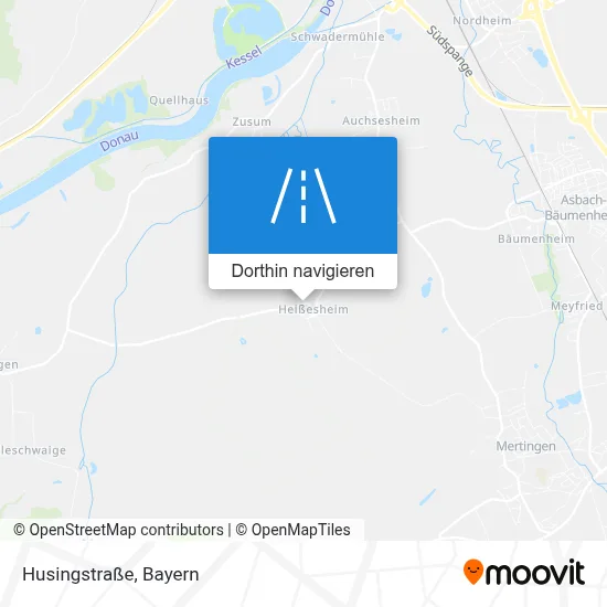 Husingstraße Karte