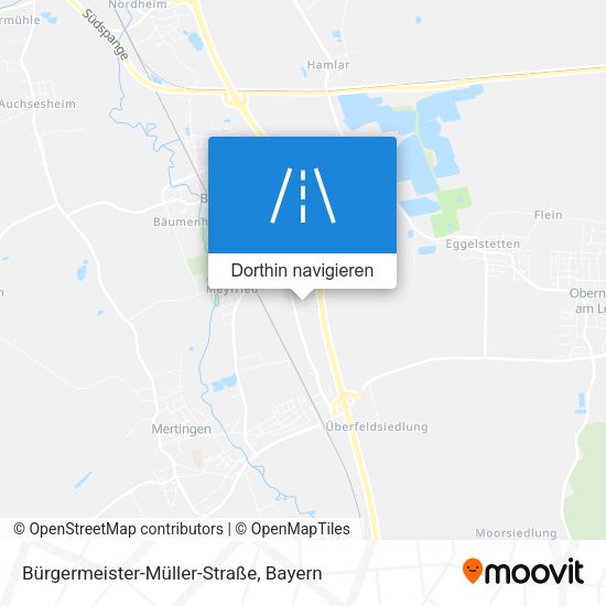 Bürgermeister-Müller-Straße Karte